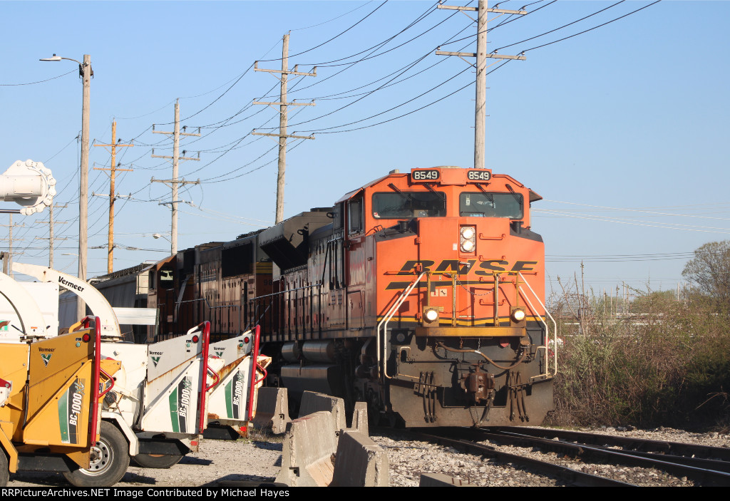 BNSF Grain Train in Sauget IL